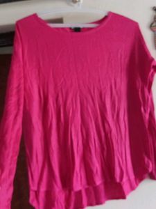 Pink Long Sleeve knit Top