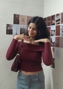 Burgundy Off-Shoulder Top