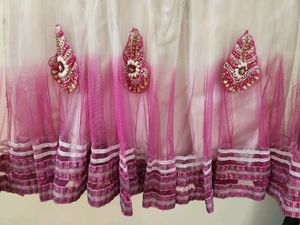 Pink Embroidered Lehenga Choli Set