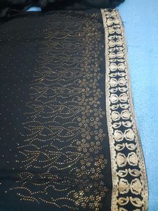 Elegant Black Saree