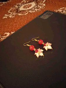 Leaf Charm Earrings