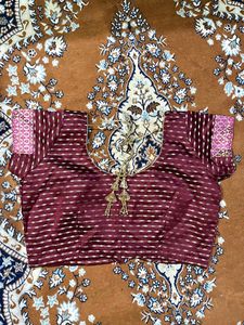 Maroon Dress Material