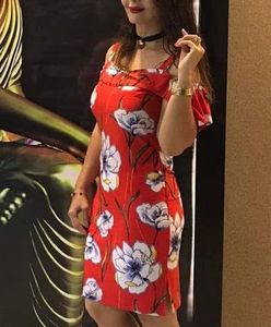 Floral Off-Shoulder Dress