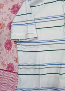 Striped Polo T-Shirt
