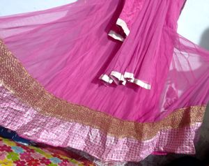 Pink Latest Gown Frock