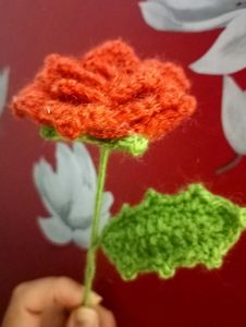 ✨ Elegant Handmade Crochet Rose🌹
