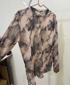 Sheer Fitted Top