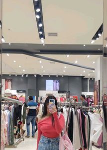 Red Off-Shoulder Top