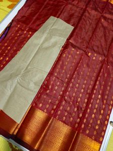 Elegant Maroon Saree