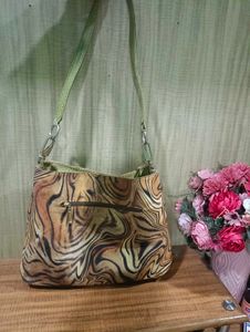 Imported Reversible Animal Print Handbag