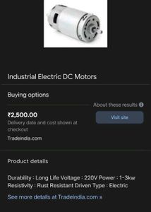 230v DC 400w Motor