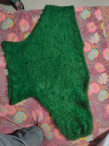 Green Fuzzy Sweater