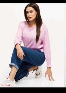 Pink Long Sleeve Top