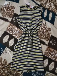 Stripped Bodycon Dress
