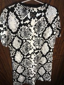 Brand New Philipp Plein Python Print Short Dress