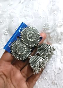 Ethnic Earrings With Surprise Freebie