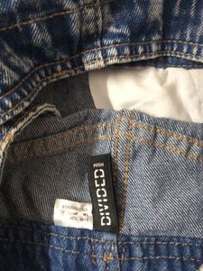 H&amp; M Denim Dungaree Jumpsuit