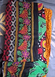 Red Cotton Salwar Suit