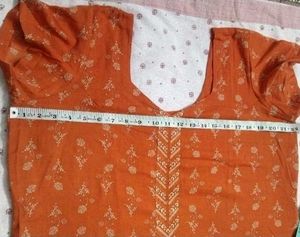 Floral Orange Pant Suit