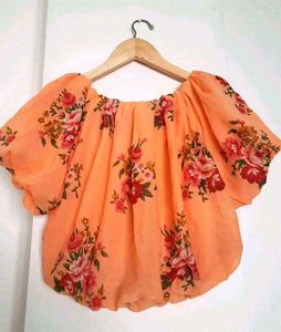 Orange Balloon Top 🍊