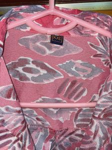 Pink Floral Print Co-ord Sets
