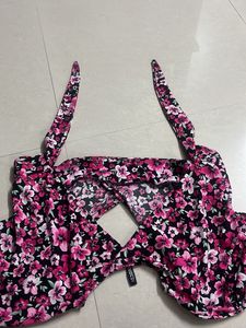 Floral Print Crop Top