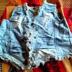 Cute Denim Outfit Set