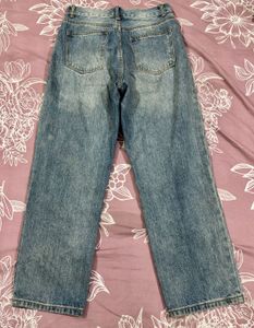 Set Of Two Light Wash Denim Jeans