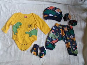 Body Suit Sets For 0-3 Months Baby