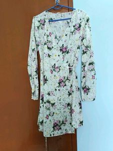 Floral Wrap Dress