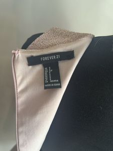 Forever 21 blush metallic Skater Dress