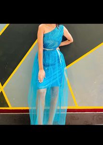 Sky Colour Beautiful Dress🥳