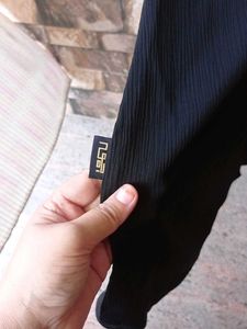 Zardozi Hand Work Z Black Abaya Xl Size