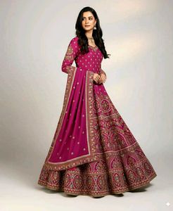 Dabka Embroidery Gown