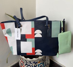 Satya Paul Tote Bag ( Has Flaw But New)