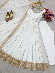 🆕️🆕️FOX GEORGETTE GOWN WITH PANT &amp; DUPATTA