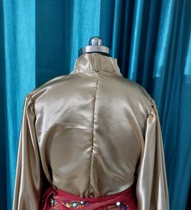 Ruffled High Neck Top premium piece