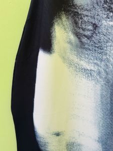 Black Abstract Bodycon Dress