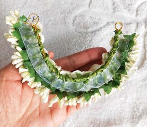 White Rose Hair Bun Accessory