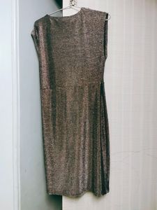 Sparkly Silver Sheath Dress........