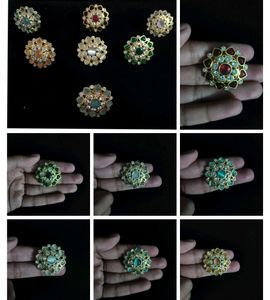 Real Monalisa Rings (Pick Any 1) Gold Plated