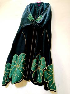 ☘️New Trending Floral Kali Abaya☘️