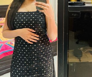 Heavy Stone Work Kurti Set For Just 3000 Rs