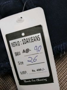 A@90 Size-26 Slim Jeans
