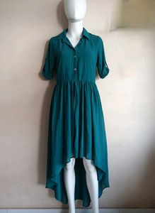 Green Hi-Lo Dress