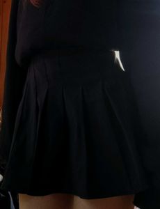 Black Pleated Dress