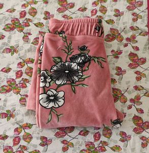 Pink Warm Legging For 4-5year Girl