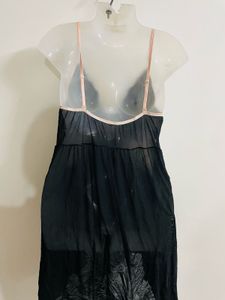 Sheer Lace Trim Cami