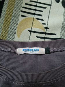 Burger bae Crop Top &amp; Pants Set