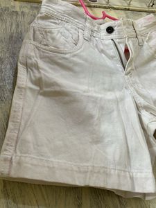 Betty Smith White Denim Shorts